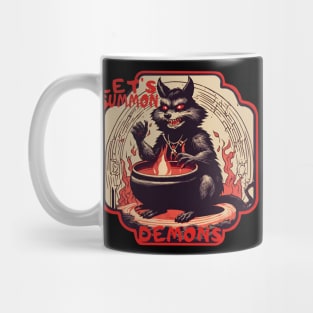 Raccoon Satanism Mug